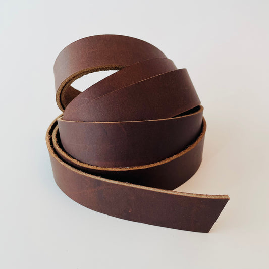 Leather Strap Blank, Dark Brown