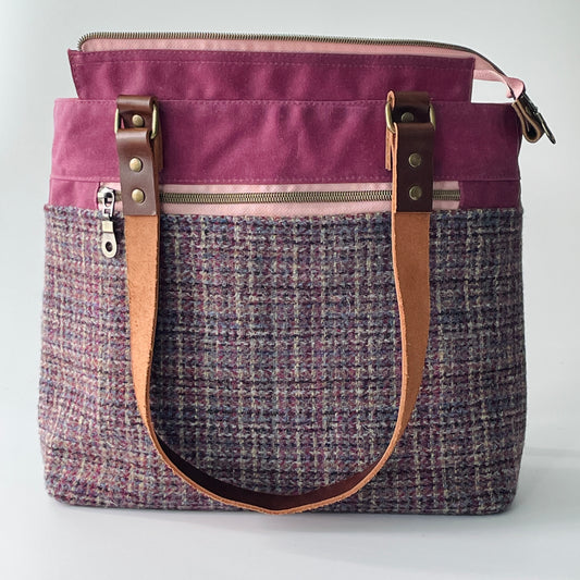 SAMPLE SALE Large Harris Tweed Tote