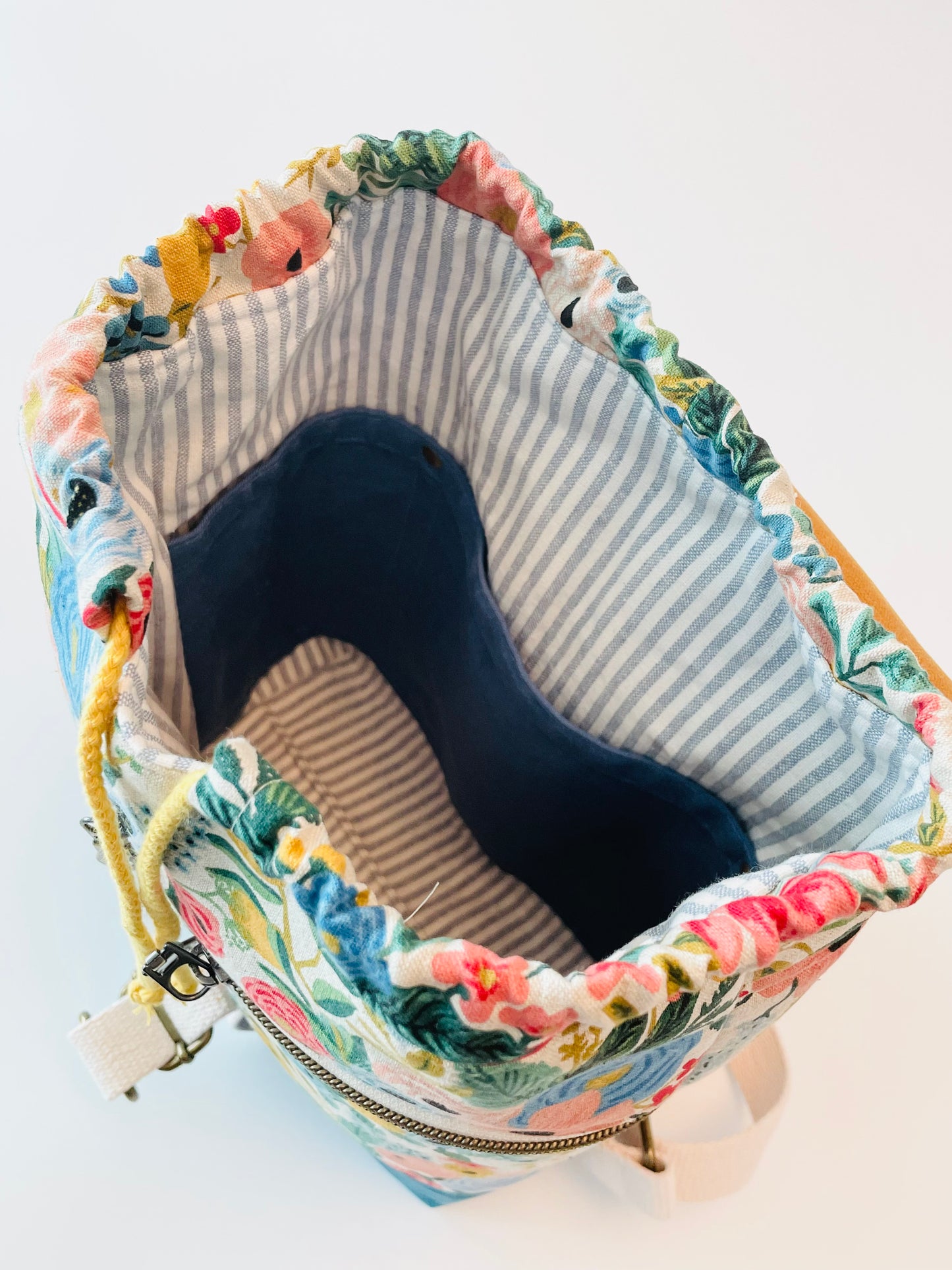 Mini Canvas Backpack, Garden Party