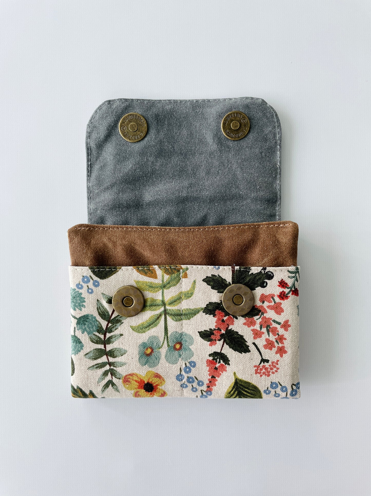 Canvas Wallet, Herb Garden