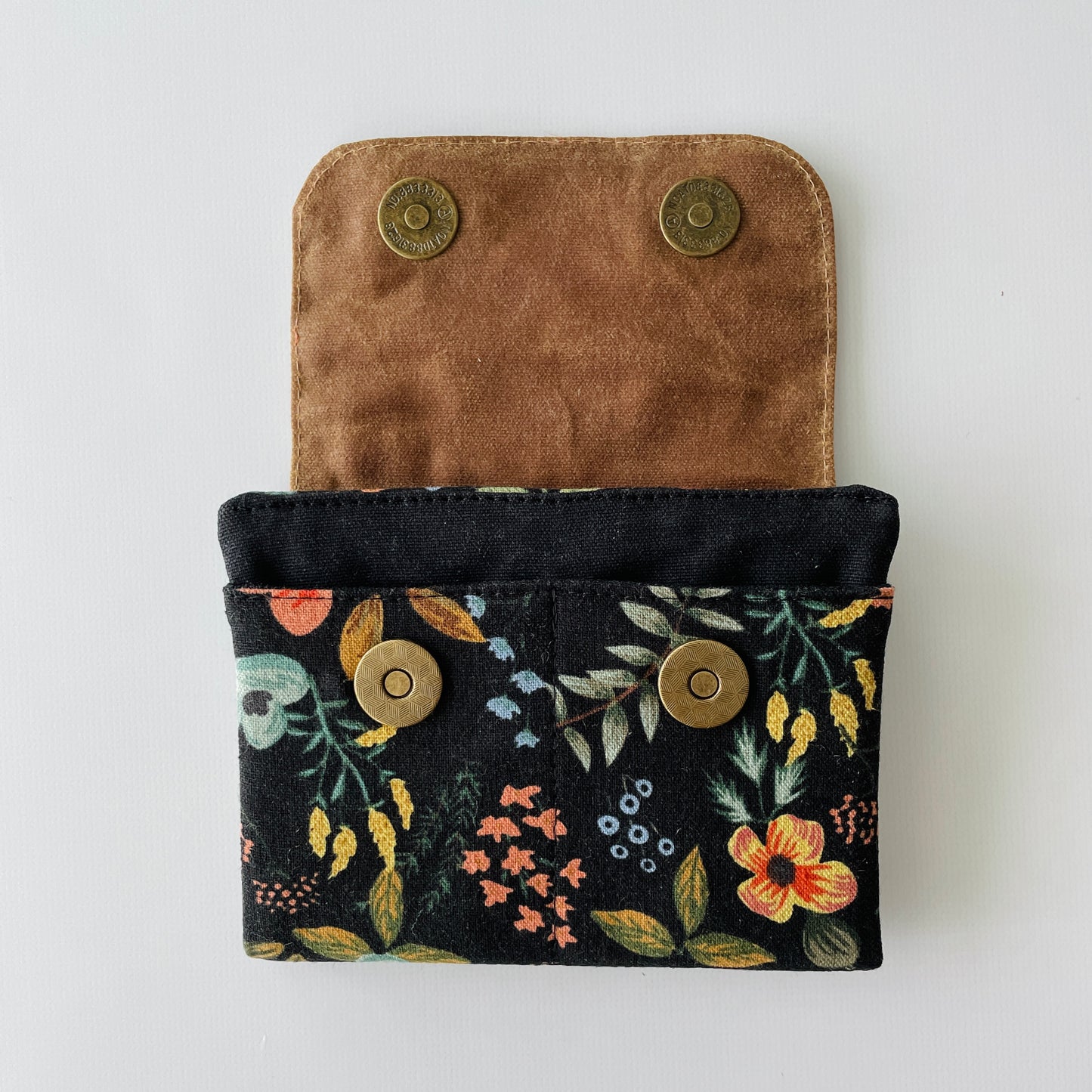 Webster Wallet Maker Kit, Black Herb Garden