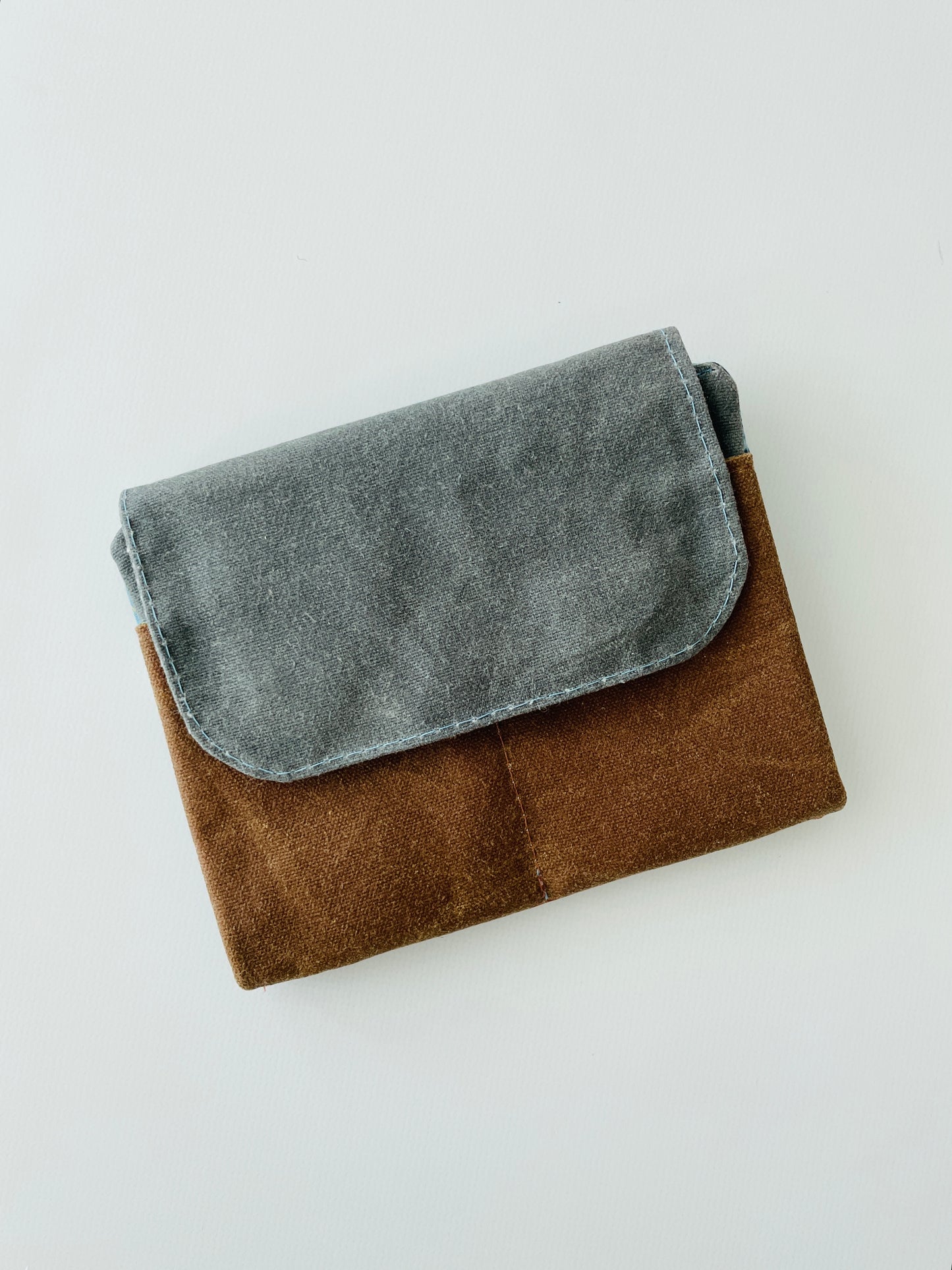 Canvas Wallet, Slate/Field Tan