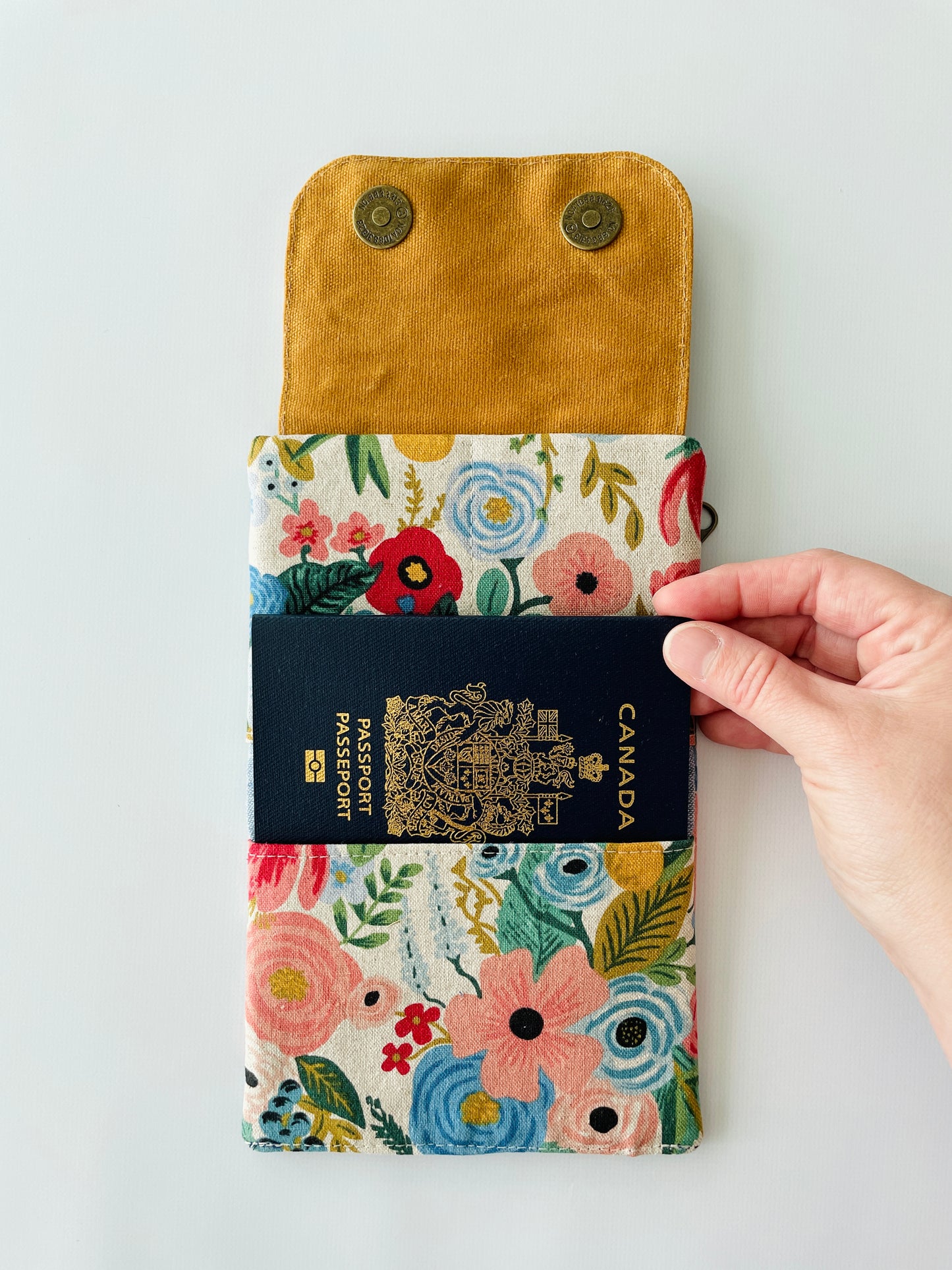 Canvas Wallet, Garden Party