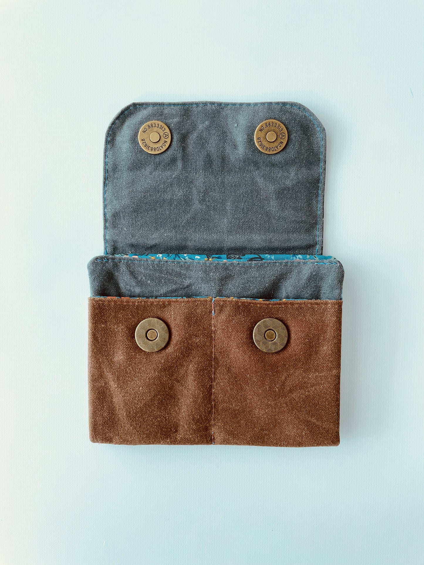 Canvas Wallet, Slate/Field Tan