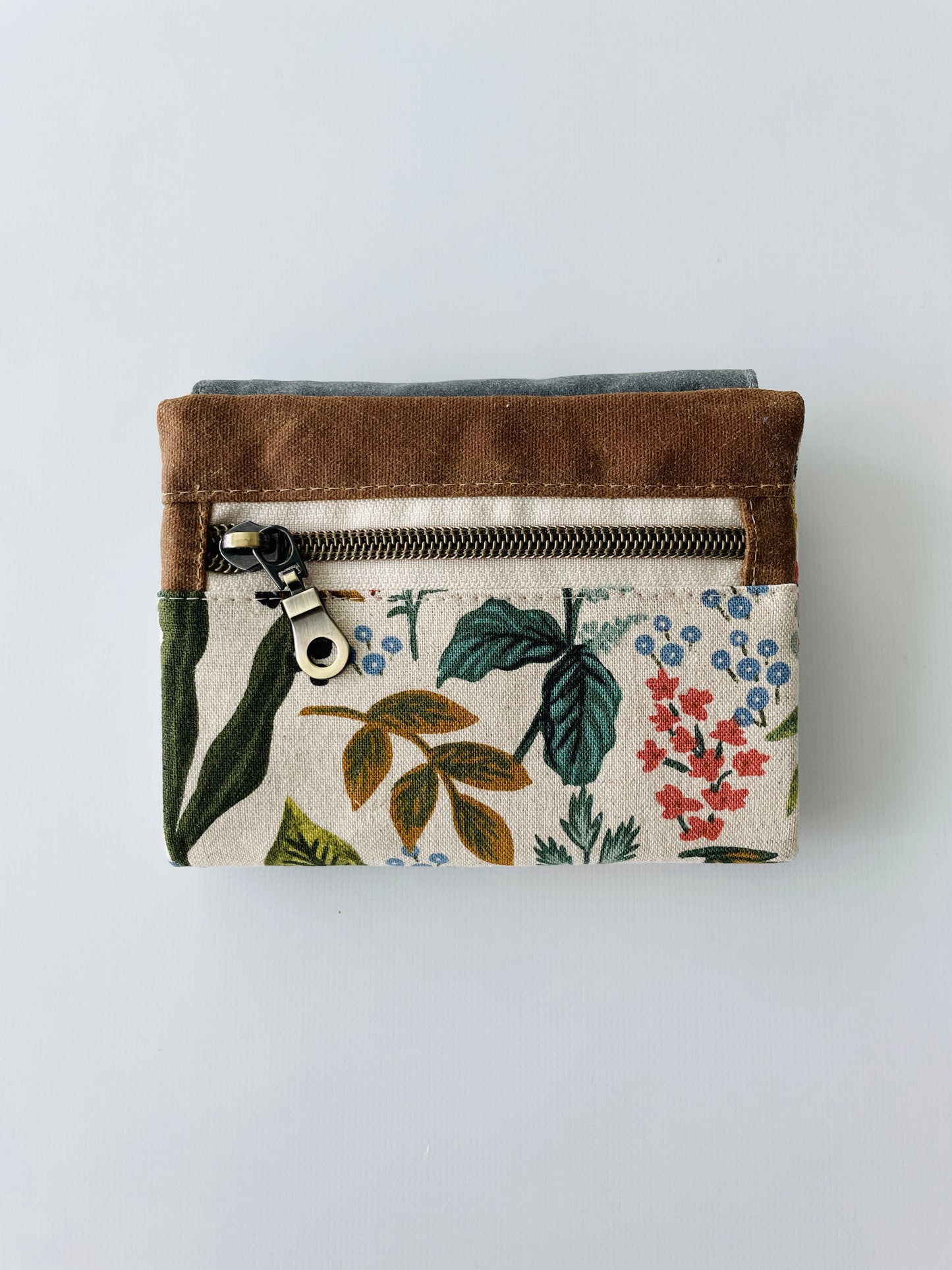Canvas Wallet, Herb Garden