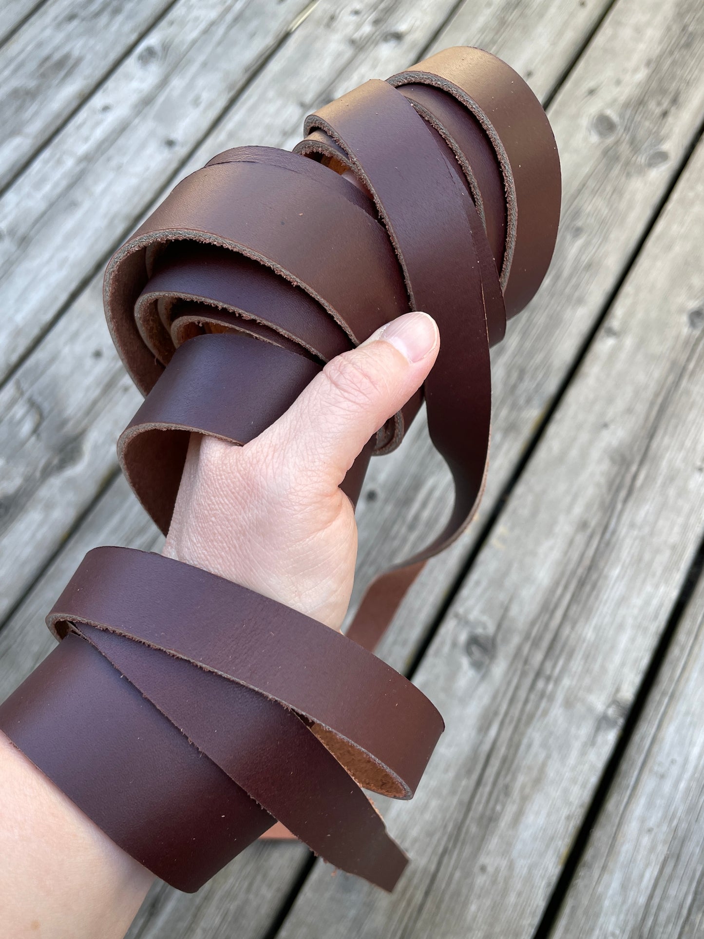 Leather Strap Blank, Portage Brown