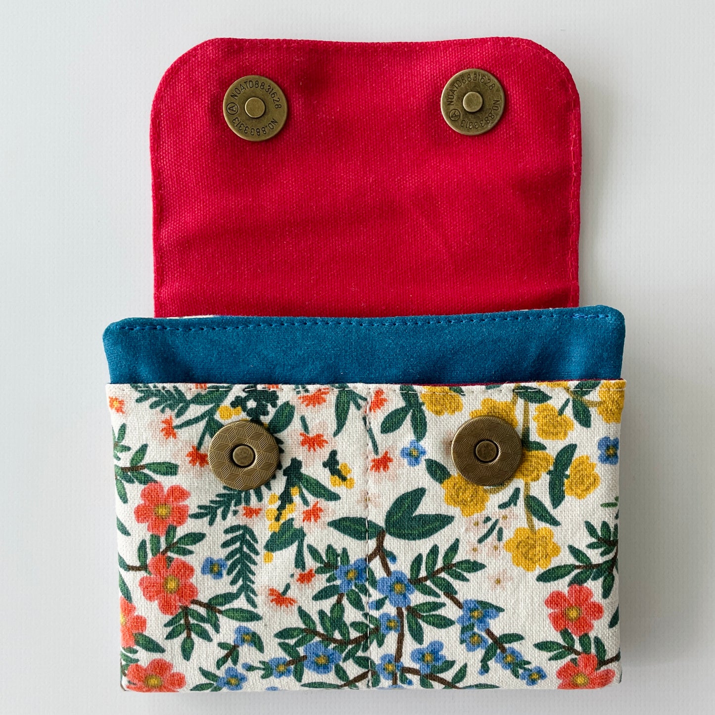 Webster Wallet Maker Kit, Red Wildwood Floral