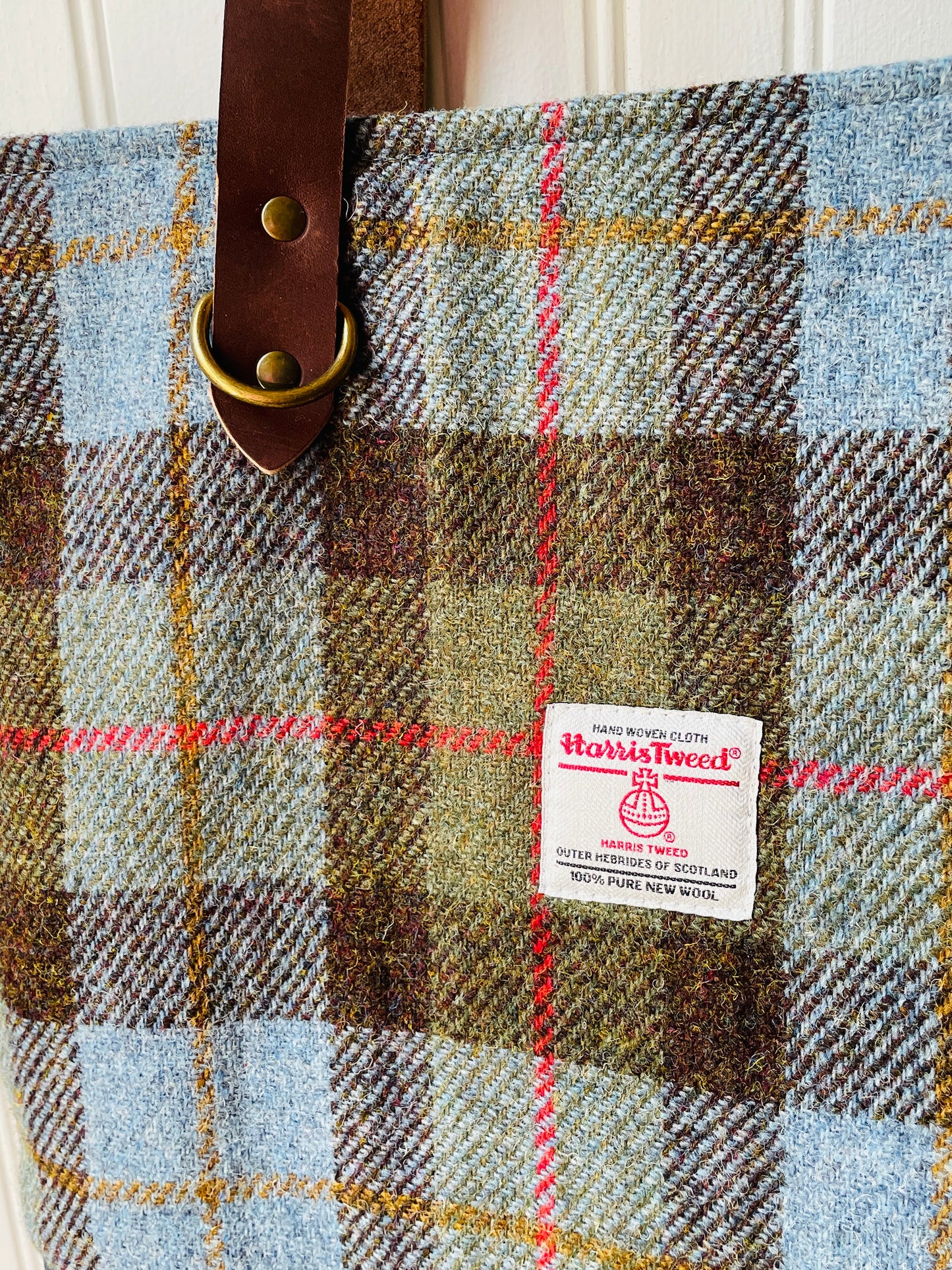 Large Harris Tweed Tote, MacLeod Tartan