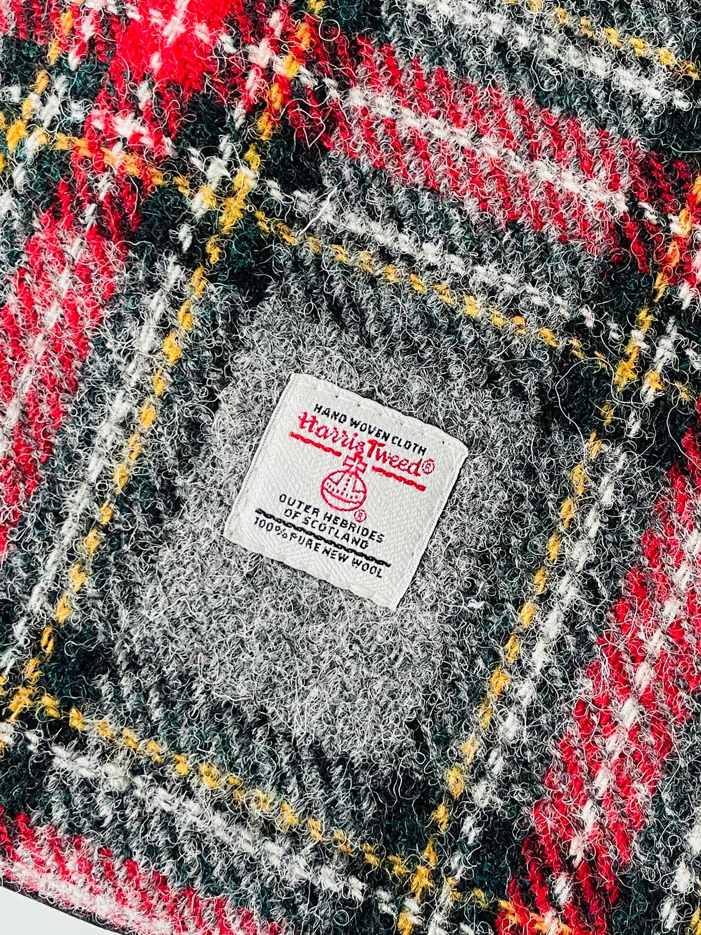 Harris Tweed Sling Backpack, Black Stewart Tartan