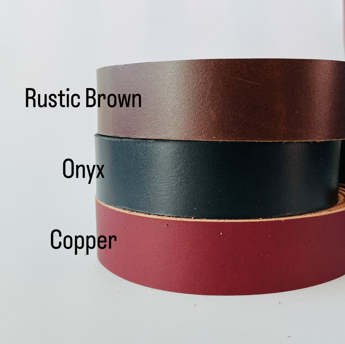 Leather Strap Blank, Copper