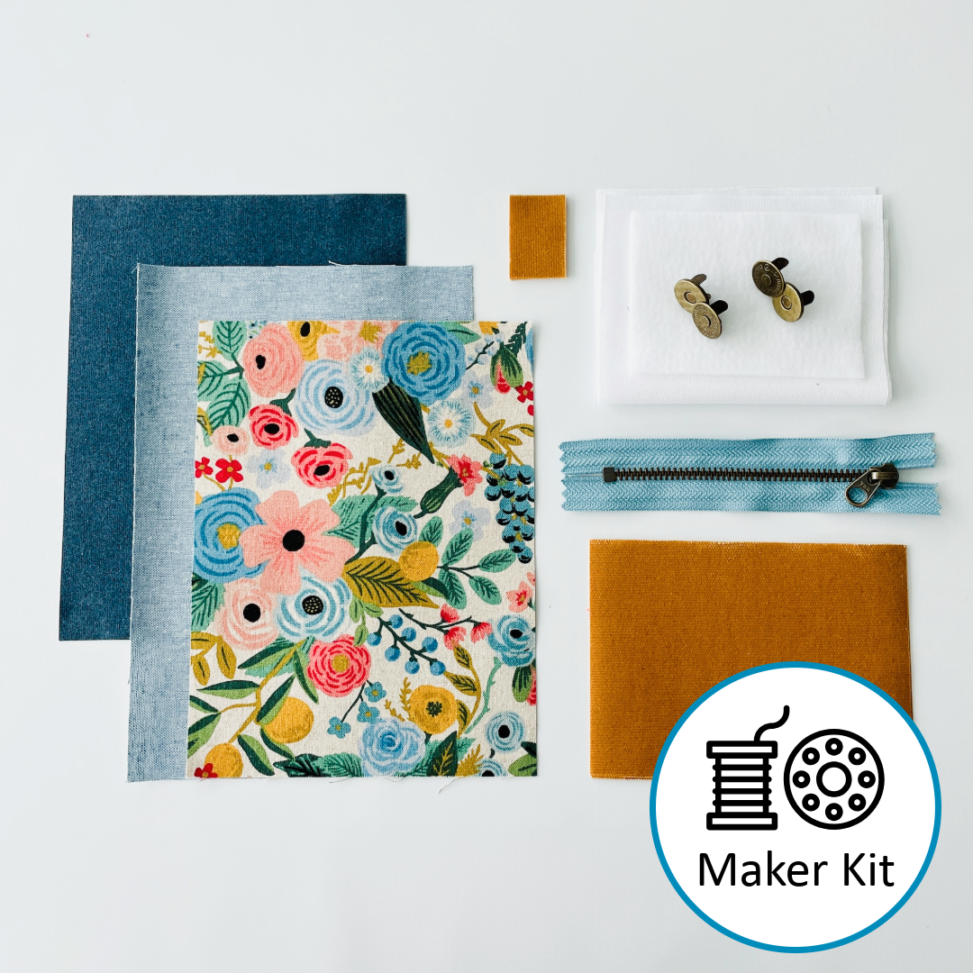 Webster Wallet Maker Kit, Garden Party