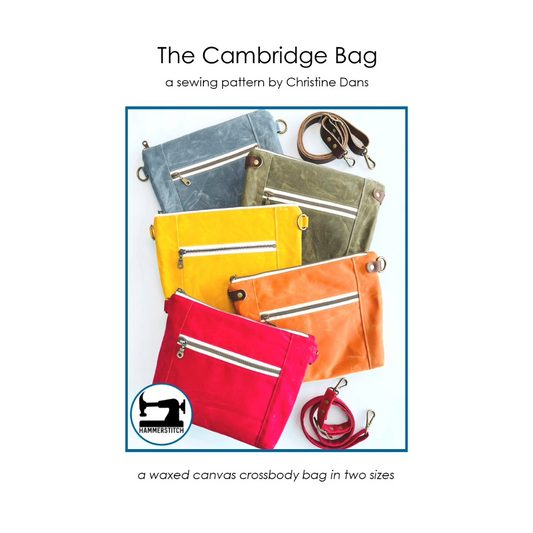The Cambridge Bag, Paper Sewing Pattern