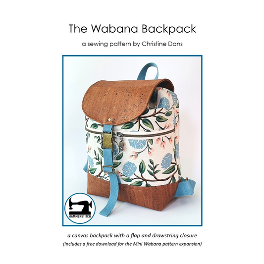 The Wabana Backpack, Paper Sewing Pattern