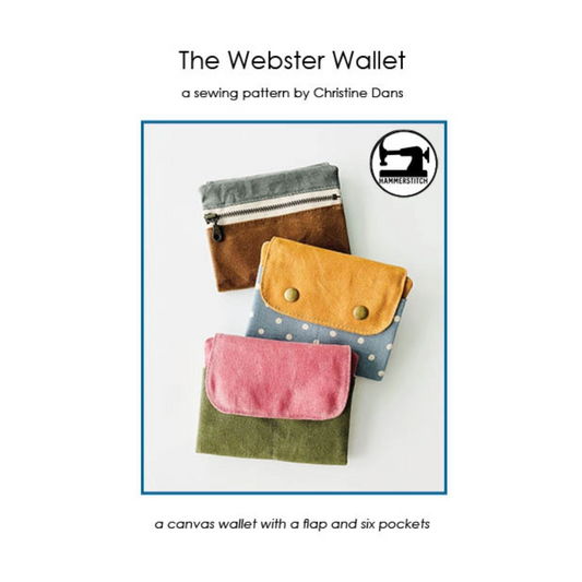 The Webster Wallet, Paper Sewing Pattern