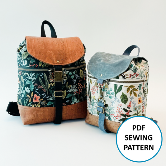 The Wabana Backpack, PDF Sewing Pattern