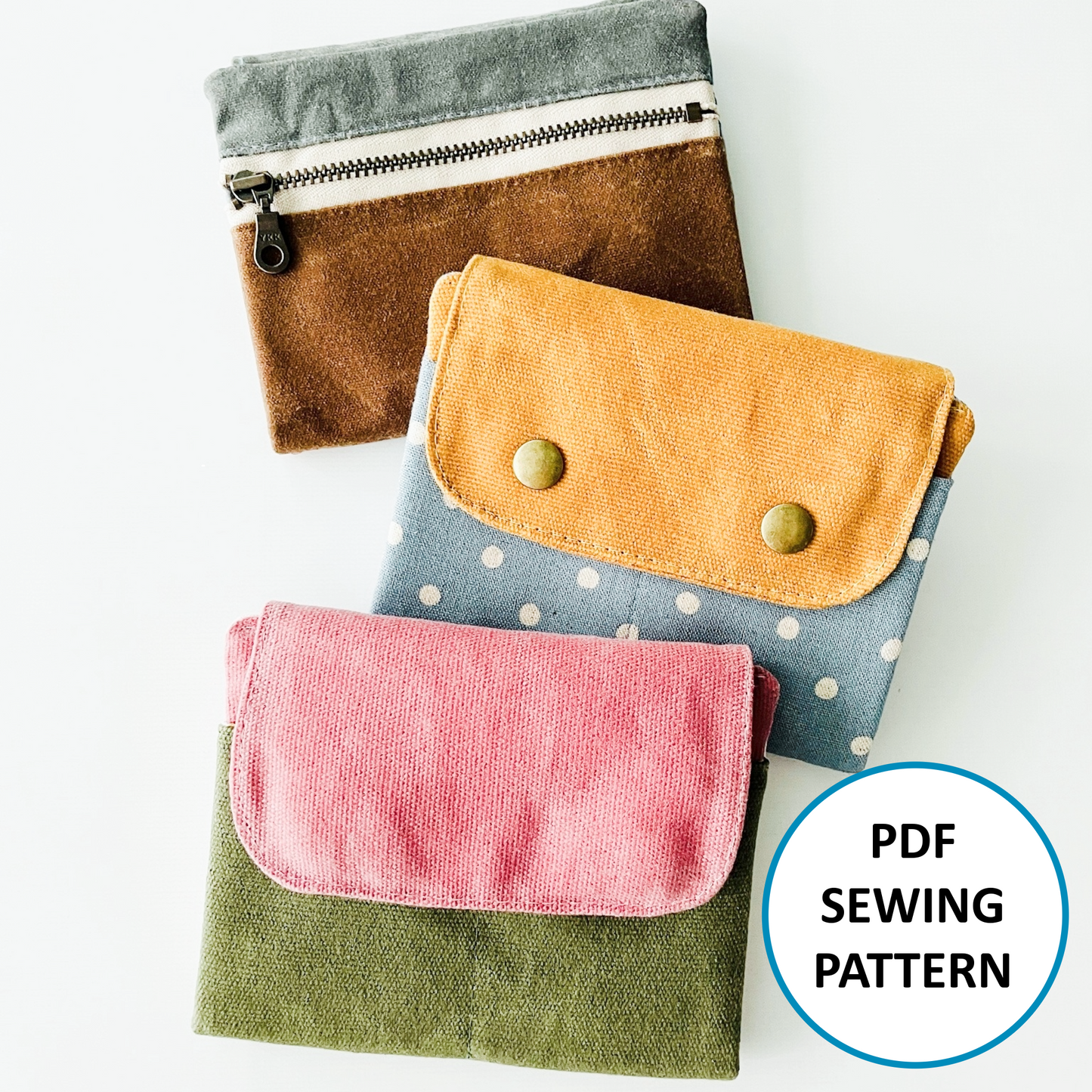 The Webster Wallet, PDF Sewing Pattern